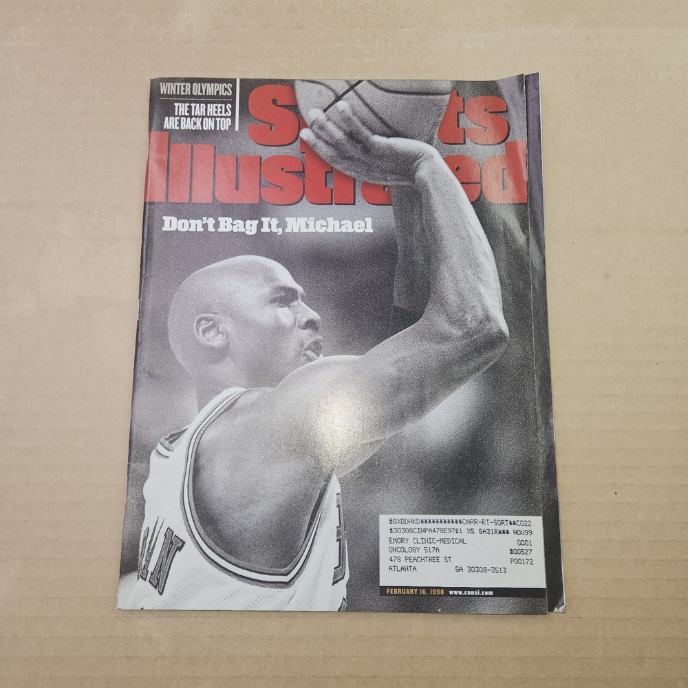 Sports Illustrated Magazine Michael Jordan February 16, 1998